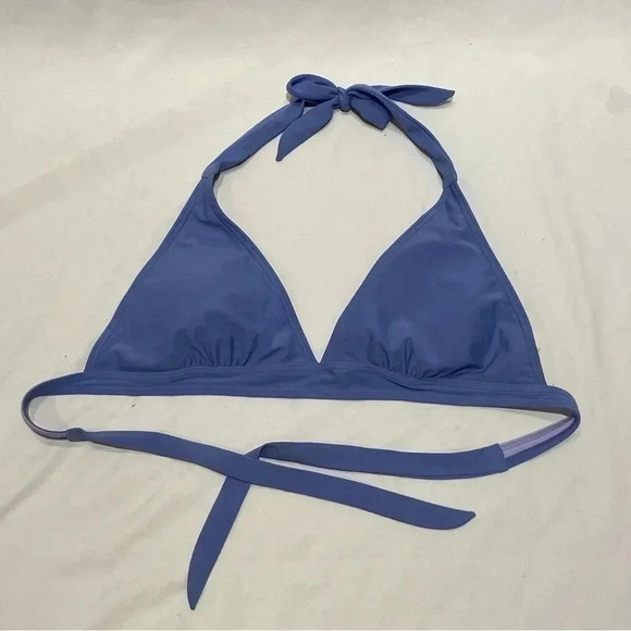 Prana Lahari halter bikini top, periwinkle, XL - Picture 2 of 5